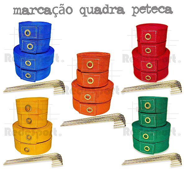Fita de Marcação Oficial para Quadra de Peteca Oficial - (15x7.5mts)
