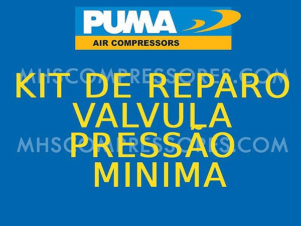 KIT DE REPARO VÁLVULA PRESSÃO MÍNIMA - PUMA SYSTEM - 148.064