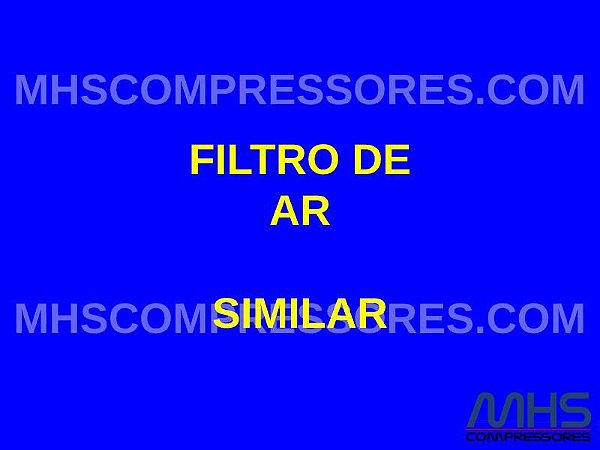 FILTRO DE AR 7.5/10HP - CARCAÇA + ELEMENTO - TECHTO