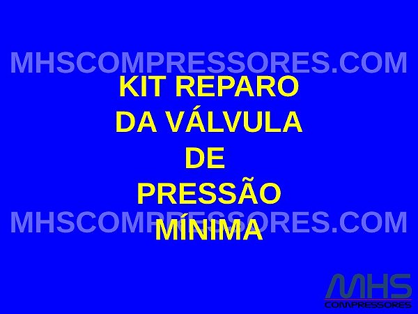 KIT REPARO VÁLVULA DE PRESSÃO MÍNIMA - SIMILAR - 3060651