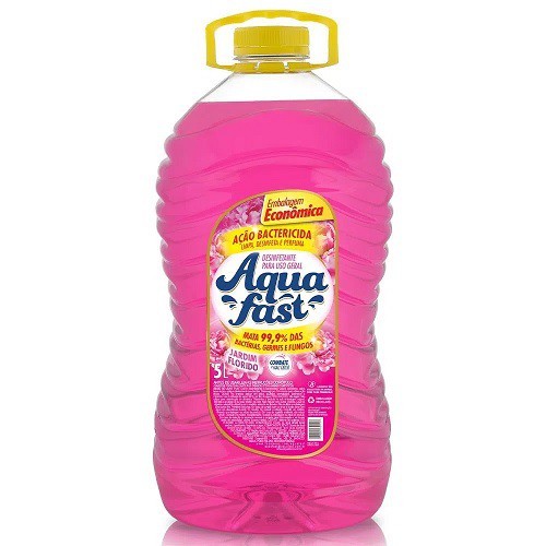 DESINFETANTE 5 LITROS AQUAFAST JARDIM FLORIDO - Jale Distribuidora DESINFETANTE 5 LITROS AQUAFAST JARDIM FLORIDO - Jale Distribuidora