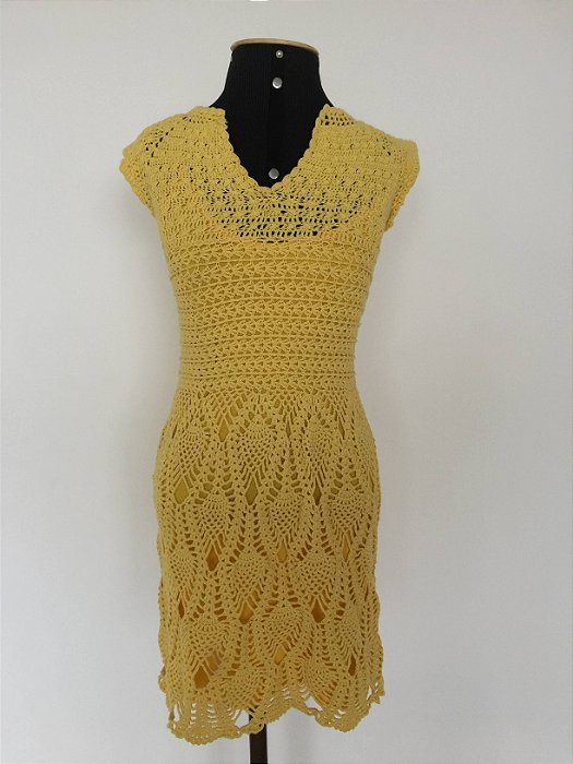 quero vestido de crochê