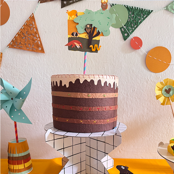 Bolo Cenográfico Paper - 20x15cm