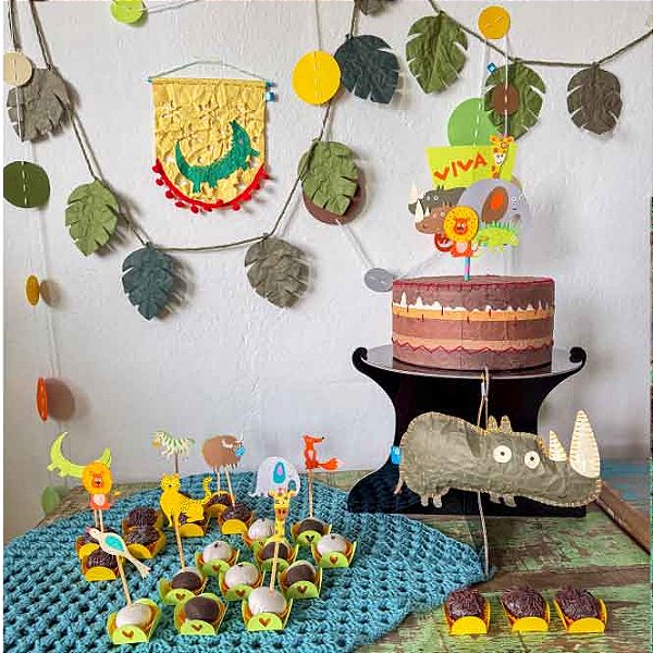 Pronta Entrega Tema Safari