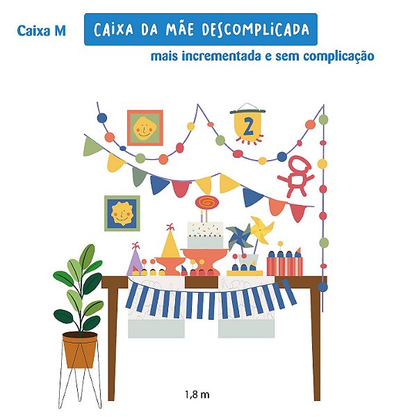 Decoração na Caixa Mãe Descomplicada (M)