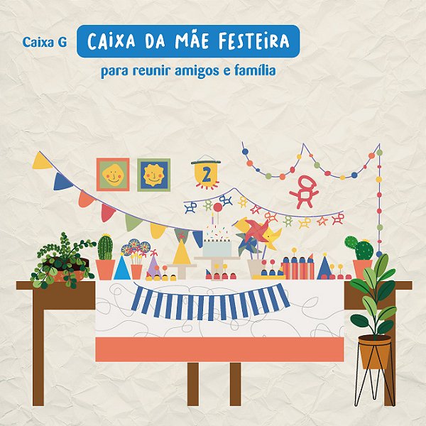 Decoração na Caixa Mãe Festeira (G)