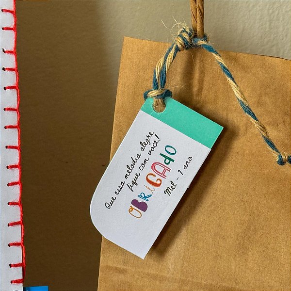 Tag de Lembrança Retangular Dupla camada (20 un)