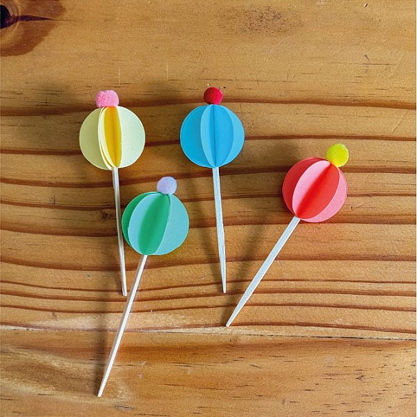 Tags de Doces Balão