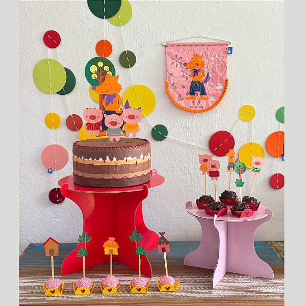 Pronta-Entrega 3 Porquinhos