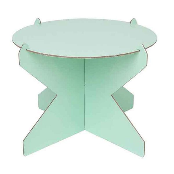 Boleira de Papelão Reutilizável - Verde Menta