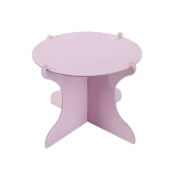 Boleira Papelão Reciclado - Rosa Bebê