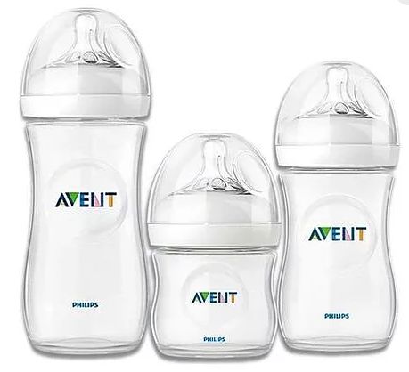 Kit 3  Mamadeiras Anti-Cólica Moldelo Pétala  125 - 260 - 330ML - Philips Avent
