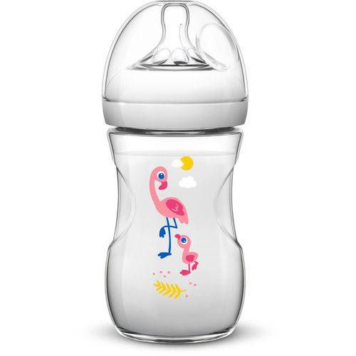 Mamadeira Pétala Flamingo 260 ml  - Philips Avent