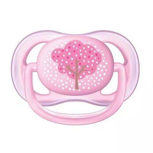 Chupeta Ultra Air 0 a 6 Meses Arvore Rosa- Philips Avent Scf 545/11