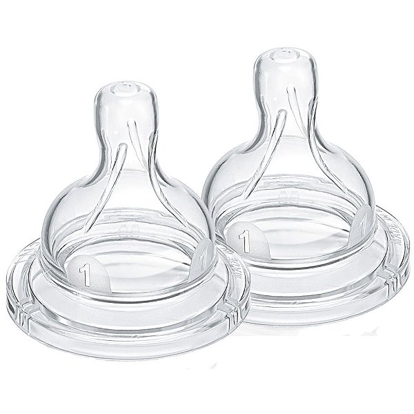 Bico Mamadeira Classica N.2 Philips Avent - Com 2 Unidades