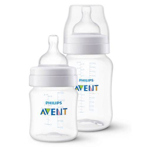 Kit 2 Mamadeiras Anti -cólica 125ml E 260ml - Philips Avent