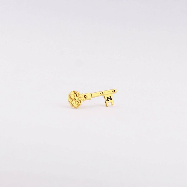 BT-253-D - Pin Mini Joia Grau 4 Dourado