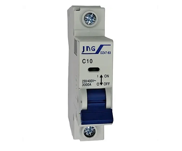 DISJUNTOR UNIPOLAR 10A BRANCO - JNG