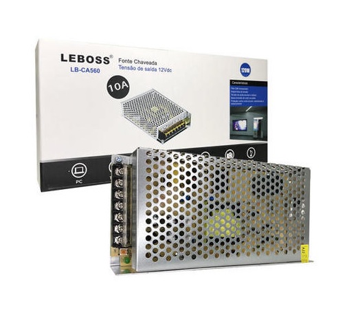 FONTE CHAVEADA 12VX05A 60W DC LB-CA559 - LEBOSS