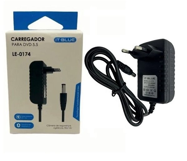 FONTE DE ALIMENTAÇÃO OUTPUT 12V-3A MODEL LE-0174 - IT-BLUE