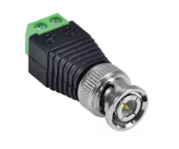 CONECTOR BNC MACHO C/BORNE CFTV