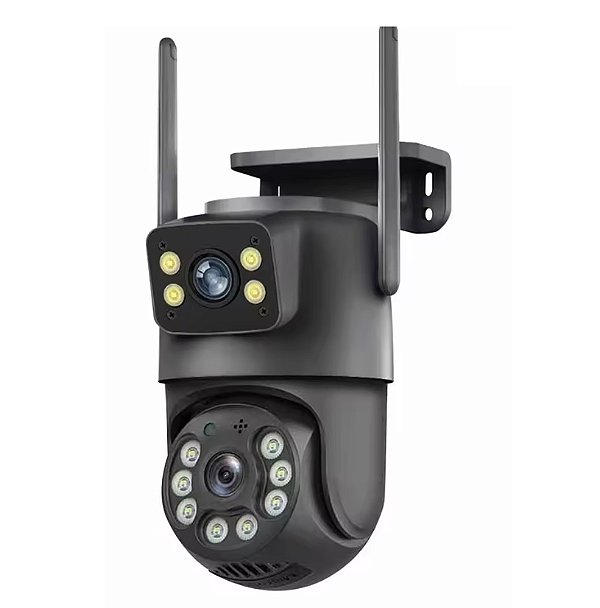 CAMERA WIFI A31B SMART APP ICSEE PRETA LENTE DUPLA 6MP
