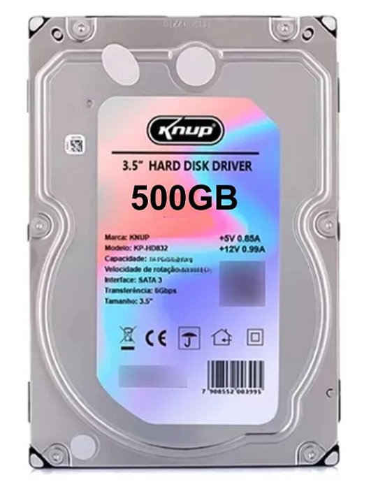 HD INTERNO 500GB 3,5 SATA 3 5400 RPM KP-HD830 - KNUP