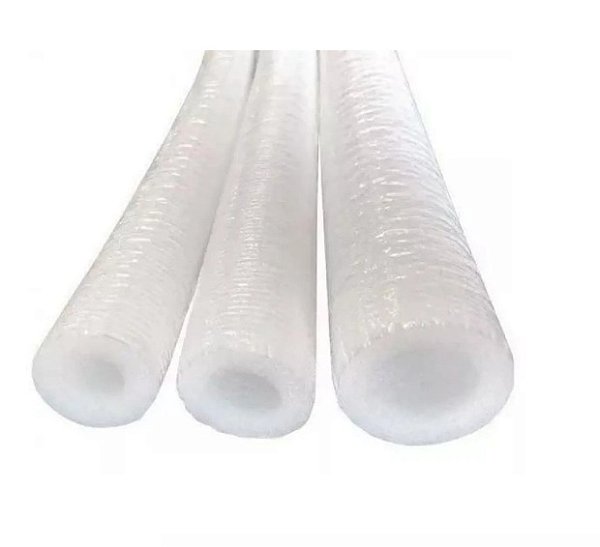 TUBO ESPONJOSO 7/8 C/ 2MT COM CAPA BRANCO