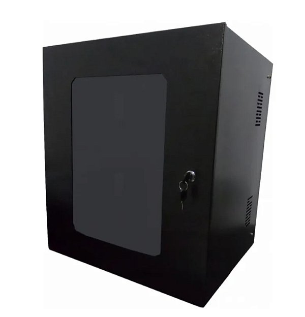 MINI RACK 19' 12UX 400MM ACR PRETO MAX ELETRON 5239- MAX