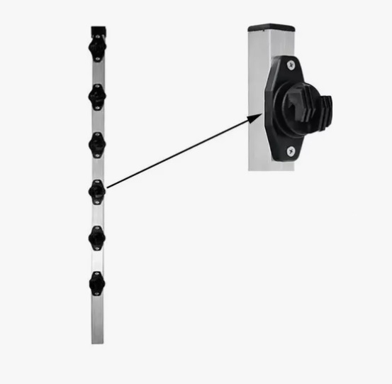 HASTE INDUSTRIAL 1M W 25X25 P/ CERCA ELÉTRICA