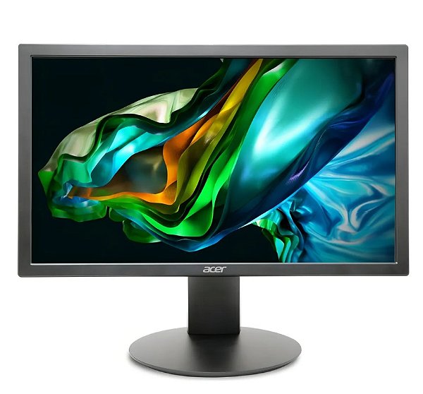 MONITOR 19,5" LED HD E200Q BI VGA HDMI 75HZ 6MS BIVOLT COR PRETO - ACER 127V