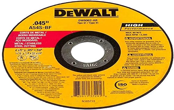 DISCO DESBASTE 4.1/2"X1/4X7/8"