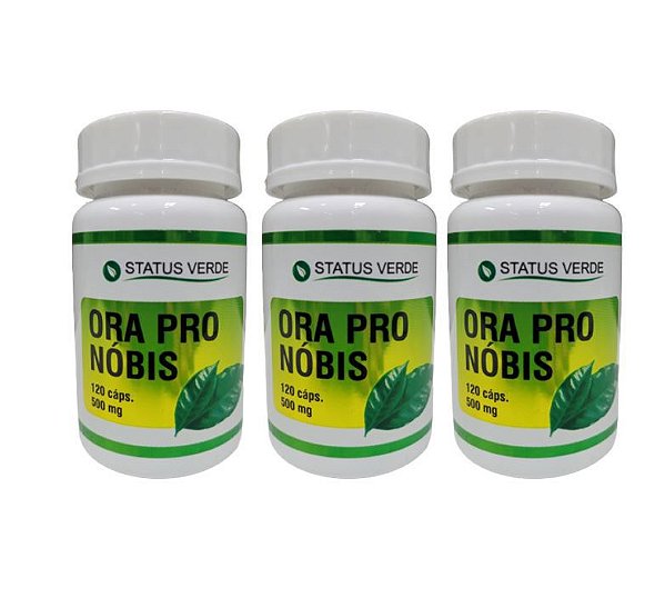 Ora Pro Nóbis 500mg 360 cápsulas Status Verde