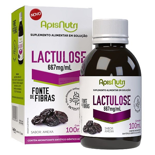 Suplemento Alimentar Em Solução Lactulose Apisnutri 100ml