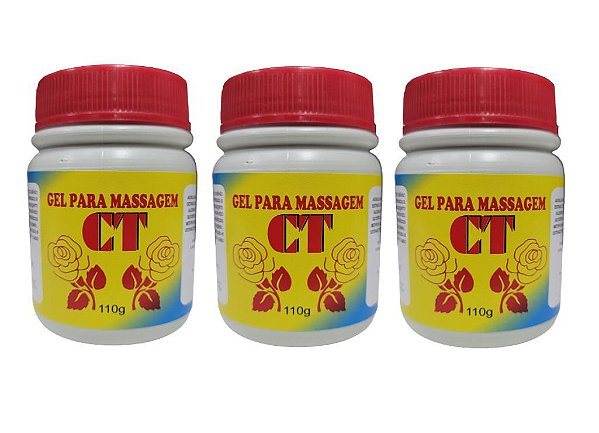 Kit 3 Gel para Massagem CT 110g Original