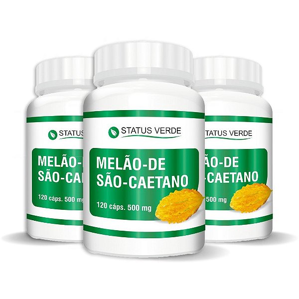 Melão De São Caetano 500mg 360 Cáps Status Verde