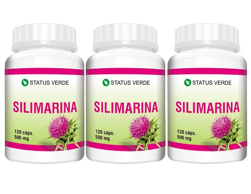 Kit 3 Silimarina 360 Cápsulas 500 mg Status Verde