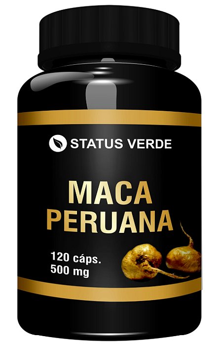 Maca Peruana 120 Cápsulas 500mg - Status Verde