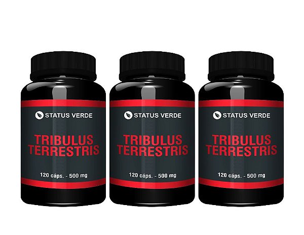 Kit 3 Tribulus Terrestris 360cáps 500mg - Status Verde