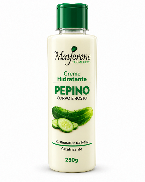 Creme Hidratante de Pepino Maycrene 250g