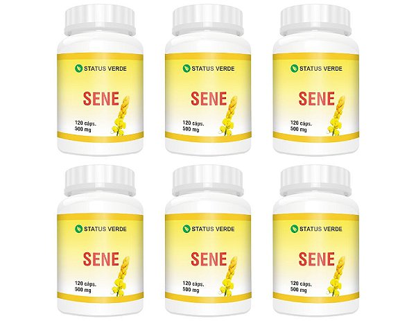 Kit 6 Sene 500mg 720 Cápsulas - Status Verde
