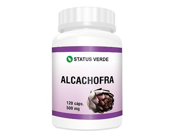 Alcachofra 500mg 120 Cápsulas - Status Verde