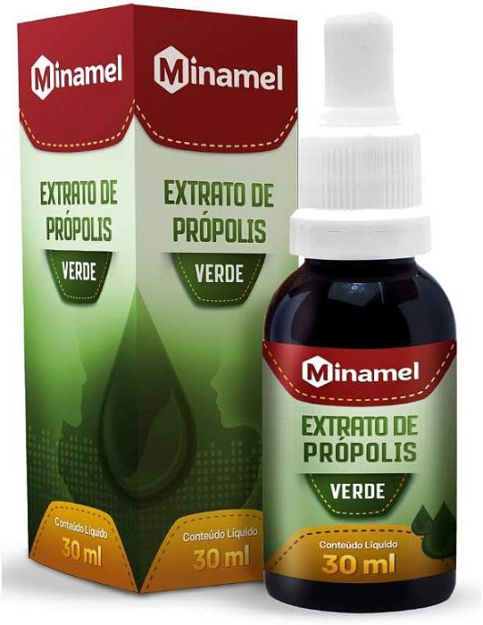 Extrato de Própolis Verde 30ml Minamel