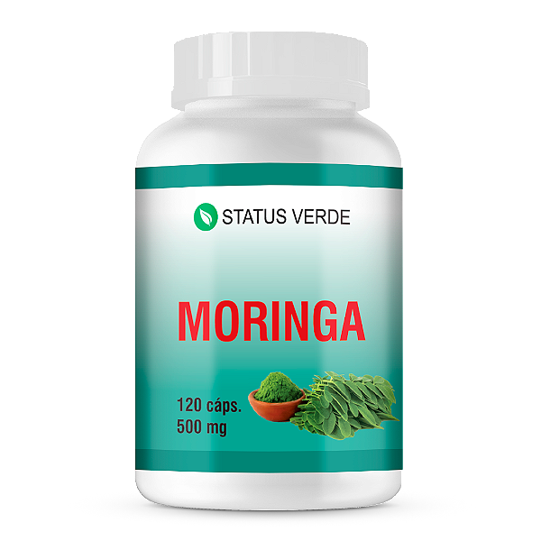 Moringa 500mg 120 Cápsulas Status Verde