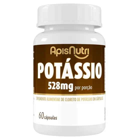 Potássio - 60 Cápsulas - Apisnutri