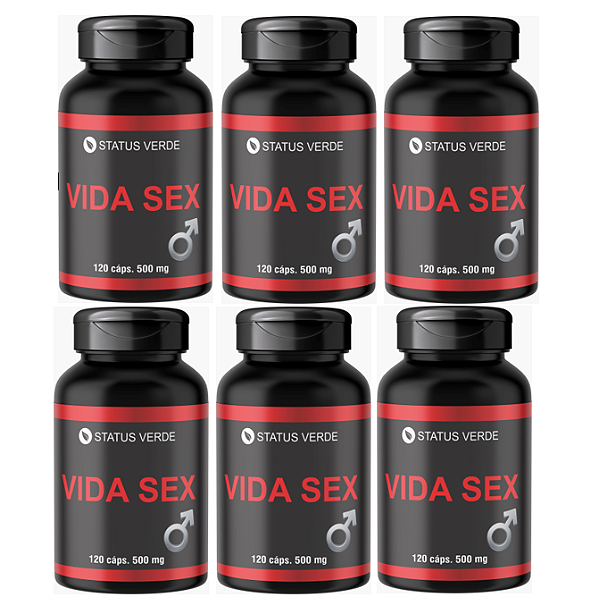 Kit 6 Vida Sex 500mg 720 Cápsulas -