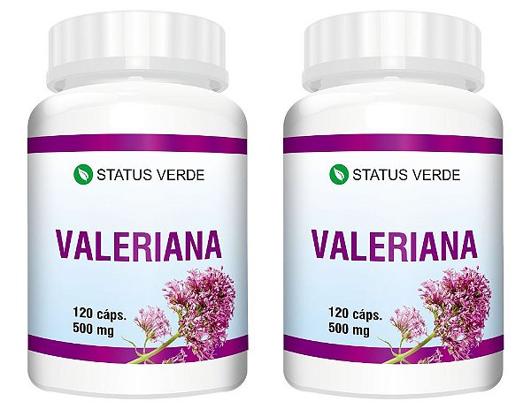 Kit 2 Valeriana 240Cáps 500mg Status Verde