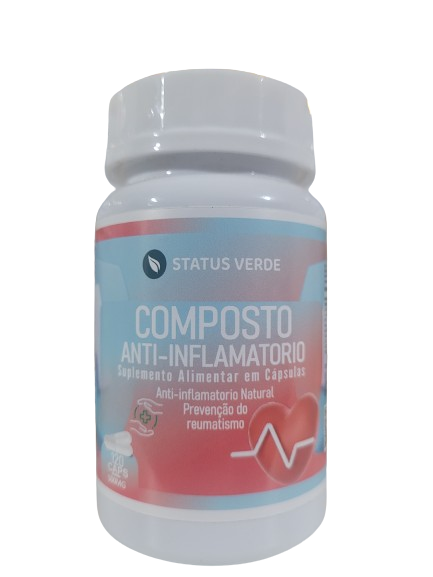 Composto Anti-inflamatório 120 Cápsulas 500mg Status Verde