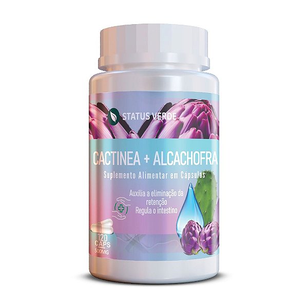 CactiNea + Alcachofra 120Cáps 500mg Status Verde