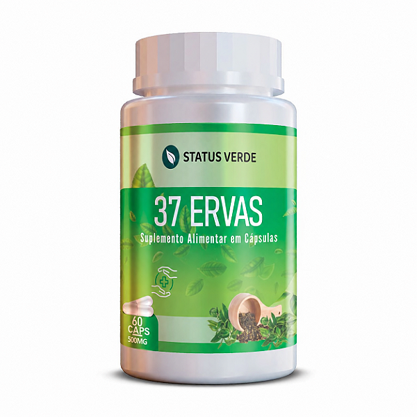 37 Ervas 60Cáps 500mg Status Verde